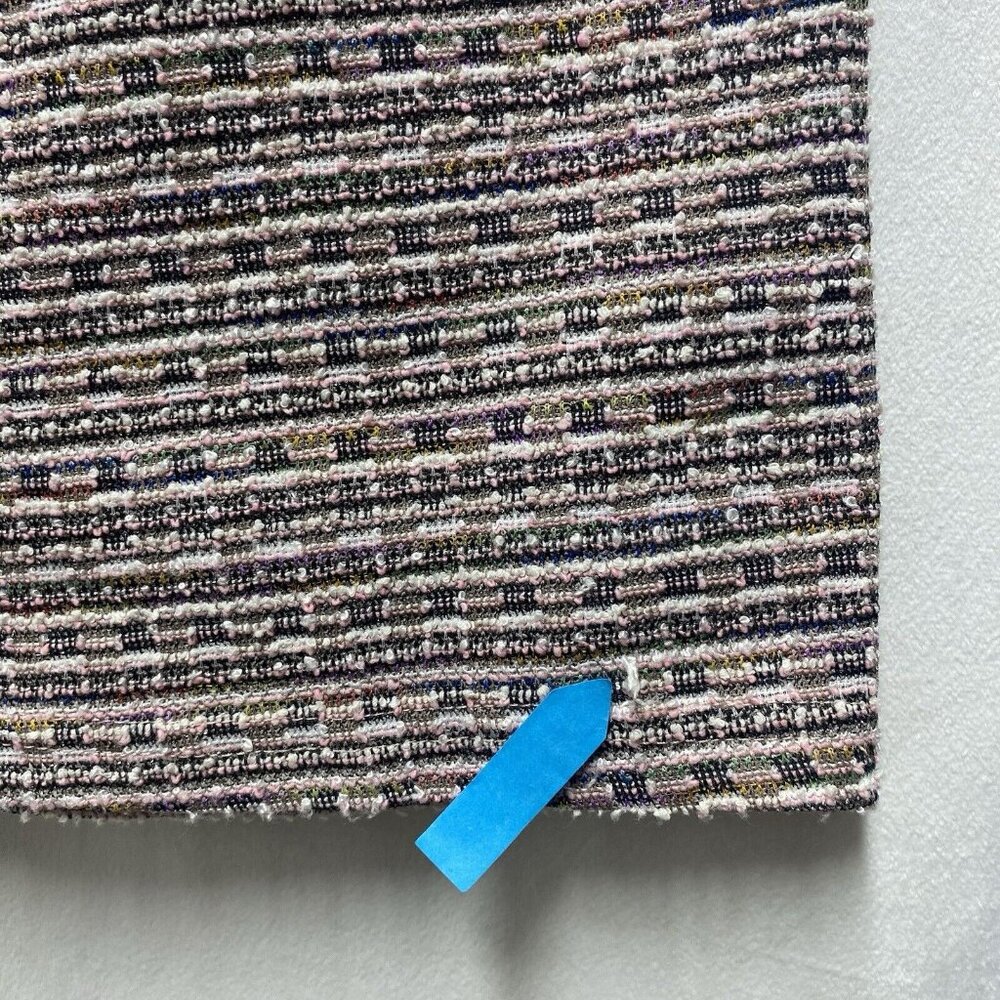 GRACE KARIN Cap Sleeve Queen Neck Tweed Body-con Pencil Dress Women Small Pink - Picture 3 of 16